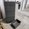 20 Plastic tubs 21"L 15"W 9"D sone tubs slight damage