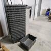 20 Plastic tubs 21"L 15"W 9"D sone tubs slight damage