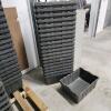 20 Plastic tubs 21"L 15"W 9"D sone tubs slight damage
