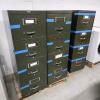 3 Legal sized 4 drawer filing cabinets