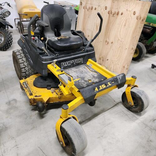 50" Hustler Raptor working zero turn, 1123 hours