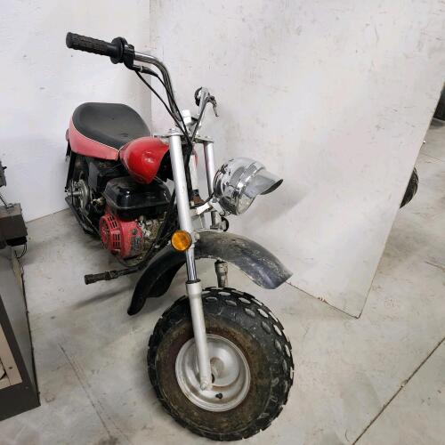 Running Honda mini bike