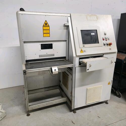 Laser engraving work station