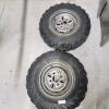 2 25x8-12 ATV wheels