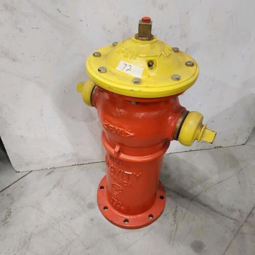 Heavy steel fire hydrant