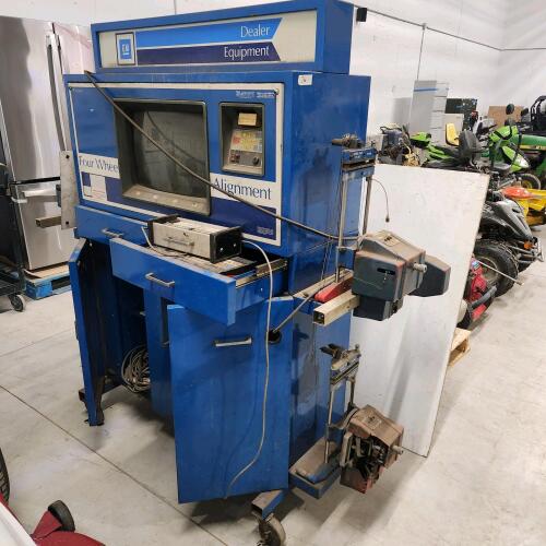 Four Wheel alignment machine untested as is