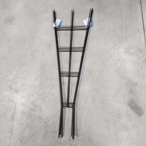 6 64" Steel garden trellis