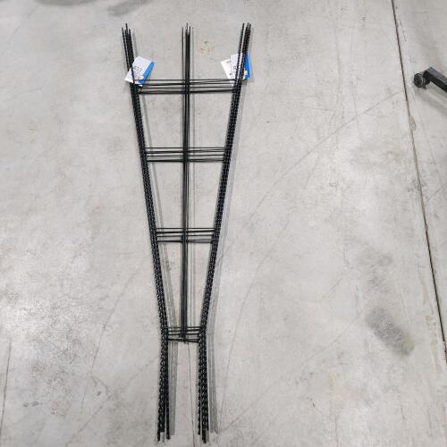6 64" Steel garden trellis