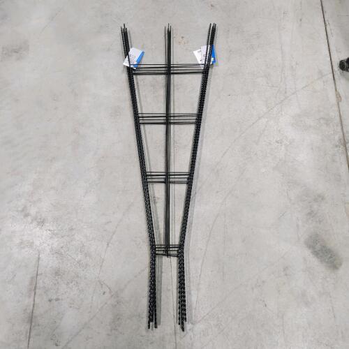 6 64" Steel garden trellis