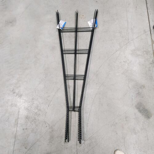 6 64" Steel garden trellis