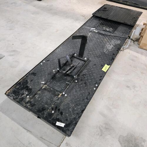 Air operated motorcycle lift table 27"W 88"L