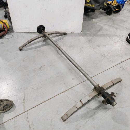 56" L axle w leaf springs