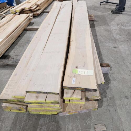 Various sized hickory kiln dried boards