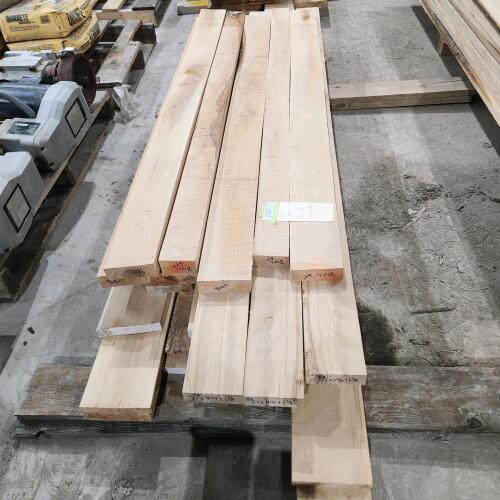 Kiln dried yellow birch boards