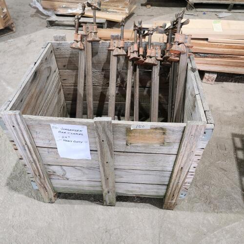 11 24" Jorgenson bar clamps