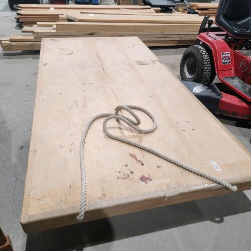 4'x8' Wooden shop cart