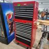 Locking Craftsman toolbox w keys 27"W 19"D 62"H