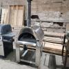 Stainless wood fire pizza oven