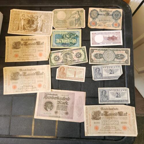 Various older foreign currency