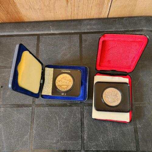 1870-1970 Canadian dollar, 1972 Canadian silver dollar