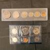 1971 Canadian coin set, 1981 USA coin set