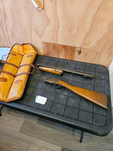 Vintage savage over/under 20cal/20ga working gun w case