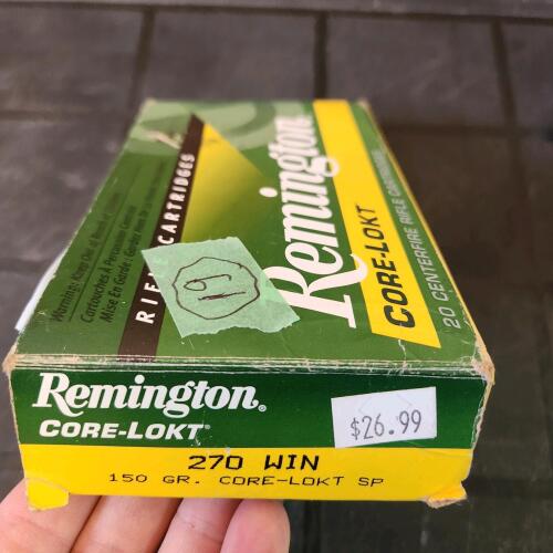 19 270 Winchester bullets, PAL needed