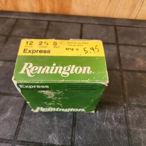 25 12ga #5 shotgun bullets, PAL needed