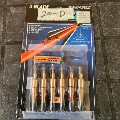 3 Blade arrow tips