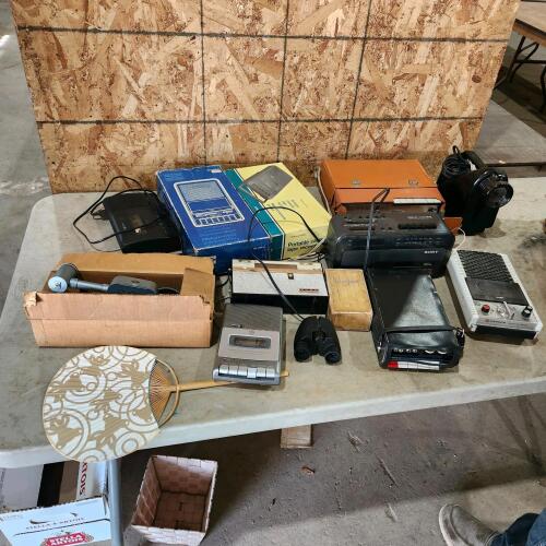 Cassette recorders, etc.