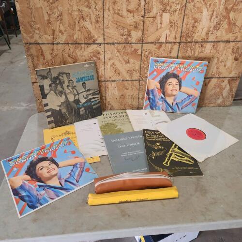 Recoders, music books, records