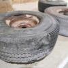 6" 25' Duct, 4 dolly wheels w damage - 2