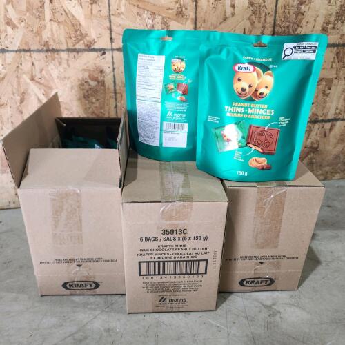 18 bags of peanut butter thins
