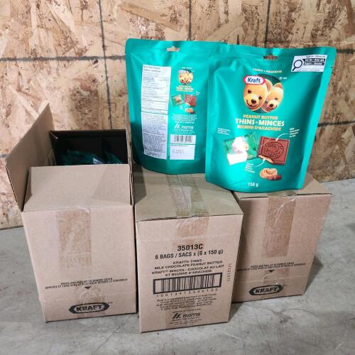 18 Bag of peanut butter thins