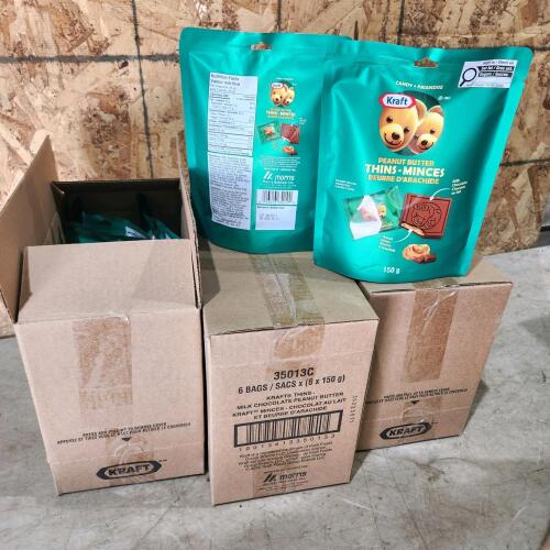 18 Bags of peanut butter thins