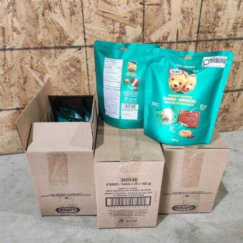 18 Bags of peanut butter thins
