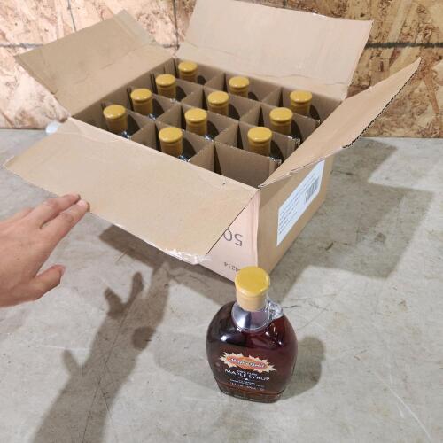 12 500ml jugs of maple syrup