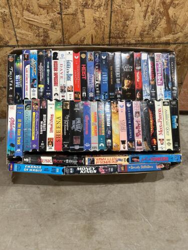 100 VHS tapes
