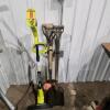 4 shovels, ryobi string trimmer tool only