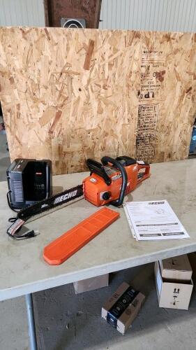 58V Echo chainsaw w battery & charger