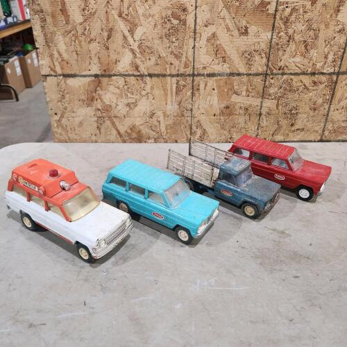 4 Vintage Tonka toys