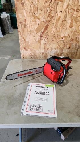 14" Working Homelite chainsaw