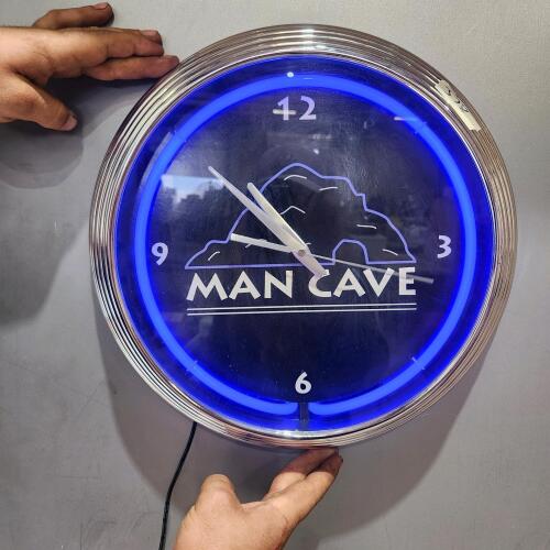 12" Neon wall clock