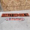 36"x6" Metal Harley Davidson sign & sticker