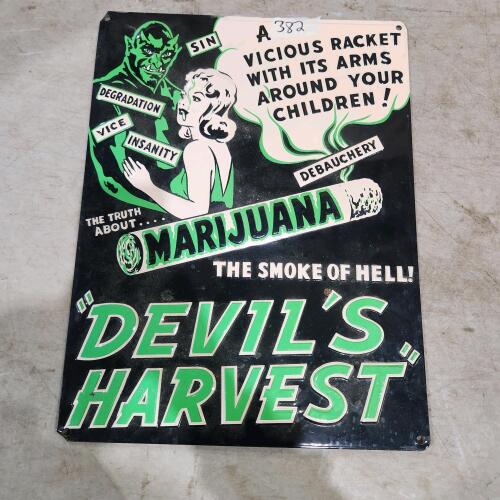 13"x17" Metal sign