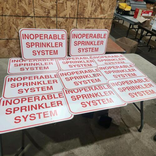 18"x12" Signs
