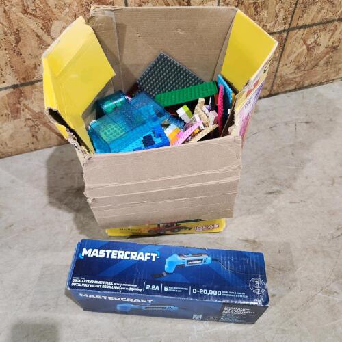 Mastercraft multi tool, box of lego