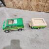 Metal Tonka van, trailer missing hitch