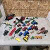 Assorted metal farm toys