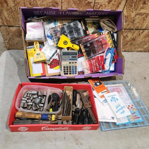 Vintage tools & office supplies